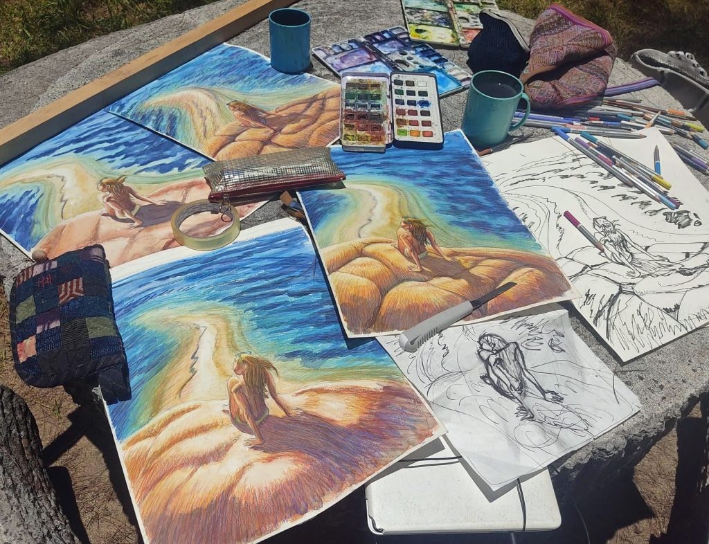 Pencil Art in progress