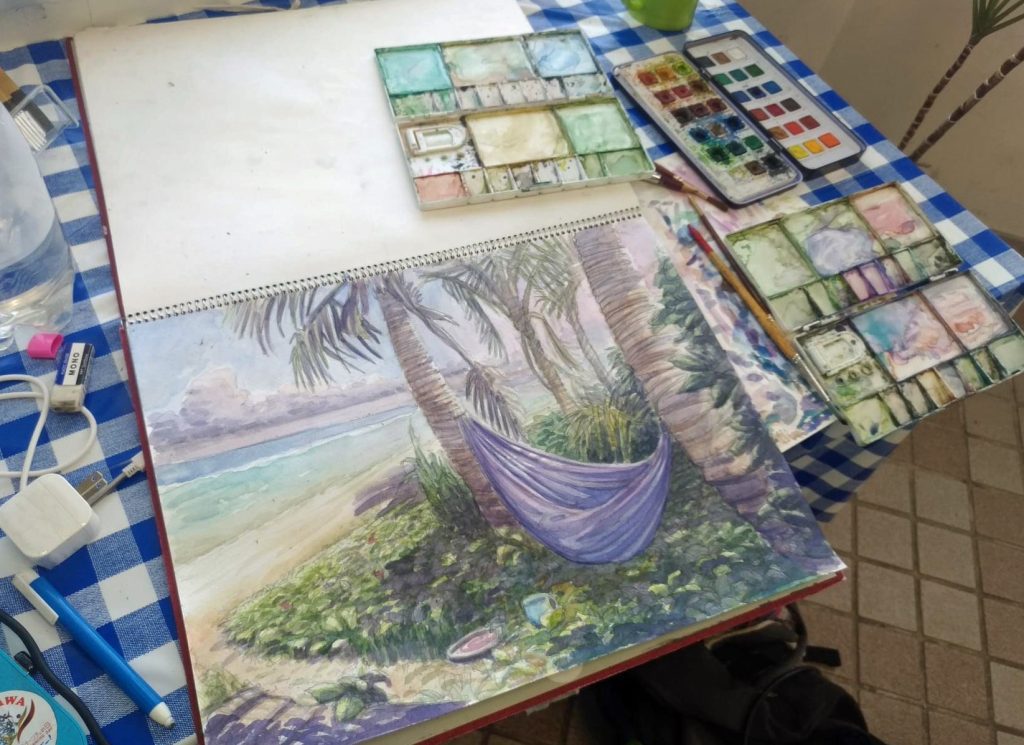 Watercolor Art in progress