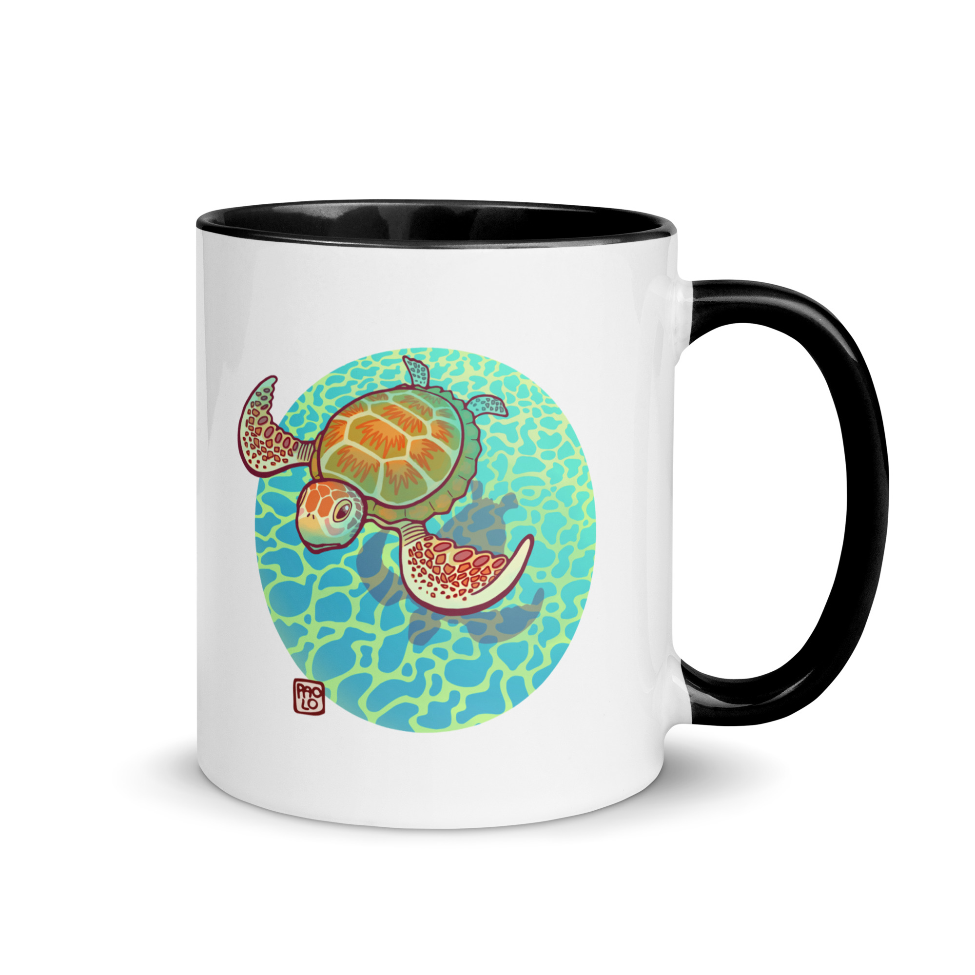 Blue Turtle Mug - Image 2