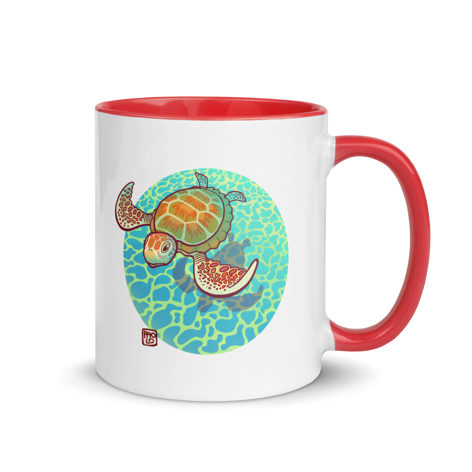 Blue Turtle Mug - Image 5